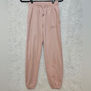 Women's Soft Baggy Pink Jogger Pants Womens Size Small